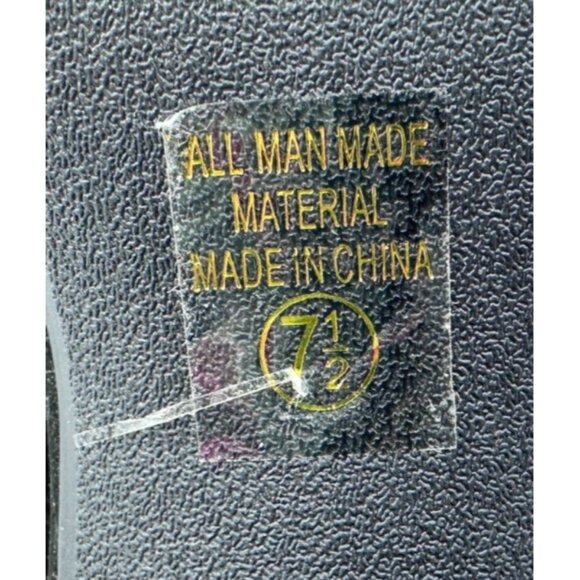 Delicious Womens Ladies Black Strappy Platform Pumps Shoes Heels Sz 7.5 - Picture 8 of 8